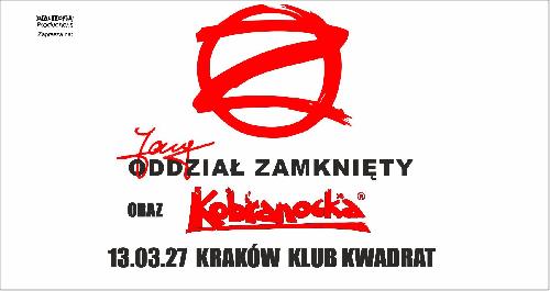 Jary ODDZIAŁ ZAMKNIĘTY - Klub KWADRAT - Kraków Jary ODDZIAŁ ZAMKNIĘTY - Klub KWADRAT - Kraków